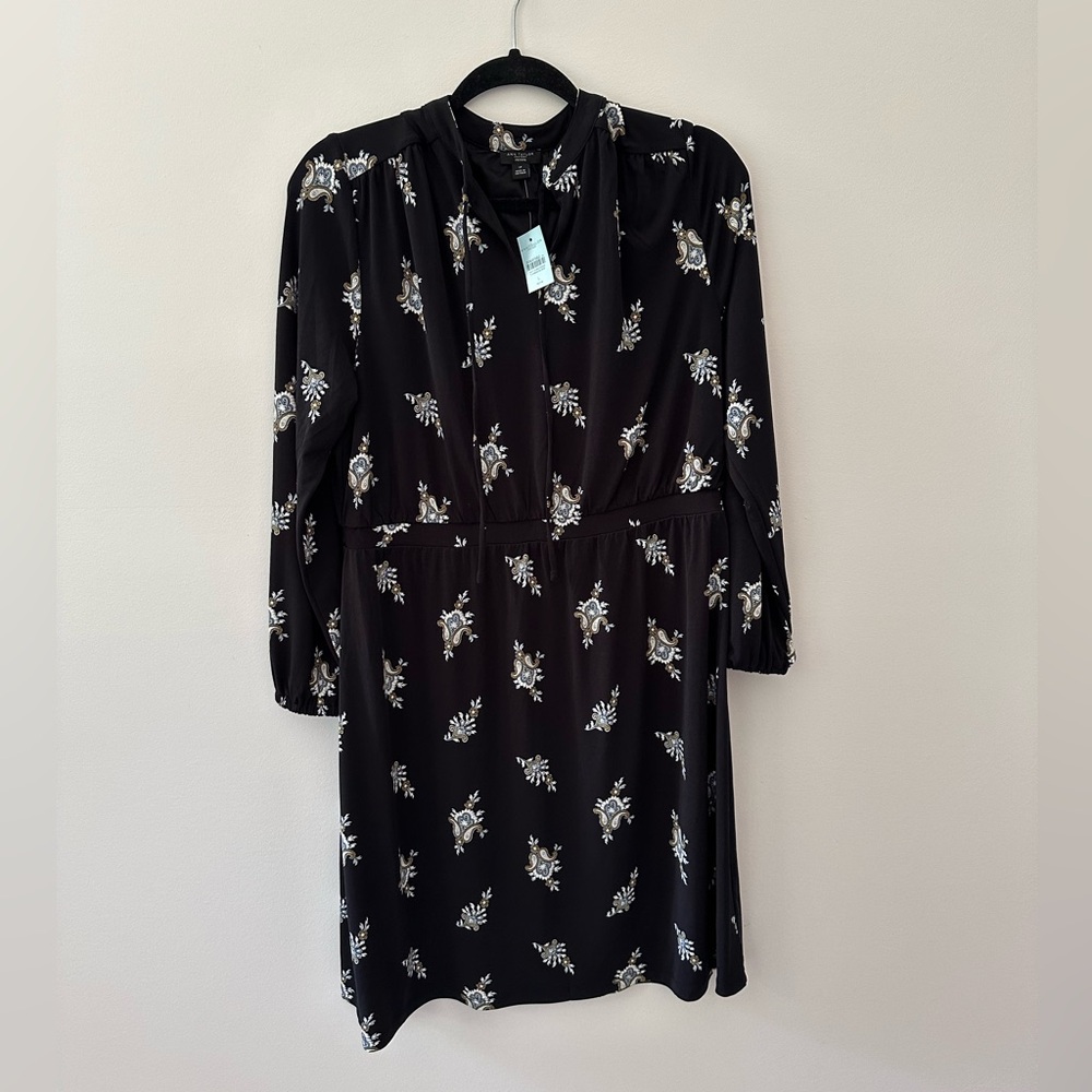 Ann Taylor Floral Print Long Sleeve Dress - NWT